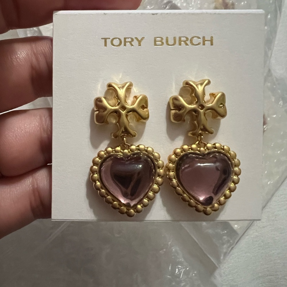 Tory Burch Roxanne Purple Heart 💜